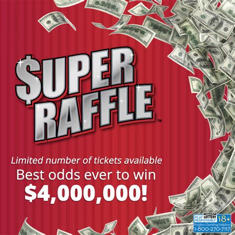 michigan lottery super raffle tickets left|Super Raffle Gives Michigan Lottery Players Chance to Win .